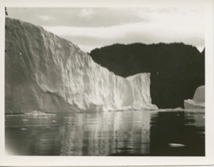 Image of Iceberg and side of Fiord